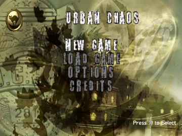 Urban Chaos (US) screen shot title